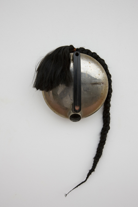 Romuald Hazoumé, 'Fukoshima,' 2011, Found Objects. Currently on show at Cargoland, an exhibition of Hazoumé's work at October Gallery, London. Image courtesy Romuald Hazoumé and October Gallery.